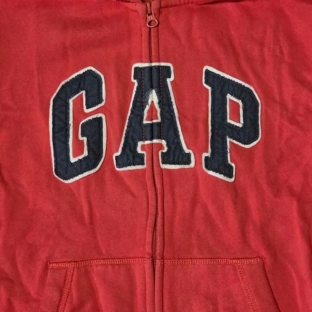 GAP Kids Orange-Red Zip-Up Hoodie